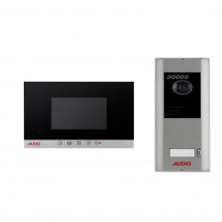 Audio 001463 4.3 inç Siyah Bus Plus Mekanik Butonlu Görüntülü 3'lü Villa Set