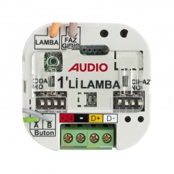 Audio 001801 Akıllı Ev Sistemi 1 li Lamba Modülü Audio 001801 Akıllı Ev Sistemi 1 li Lamba Modülü