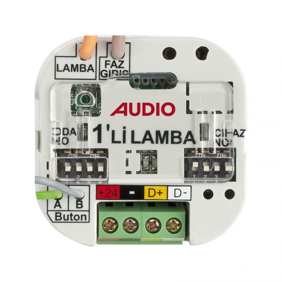 Audio 001801N Akıllı Ev Sistemi Anahtar Arkası 1 li Lamba Modülü