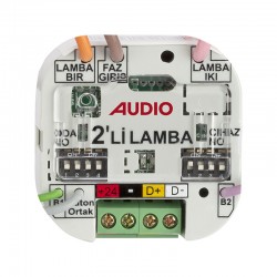 Audio 001802 Akıllı Ev Sistemi 2 li Lamba Modülü Audio 001802 Akıllı Ev Sistemi 2 li Lamba Modülü