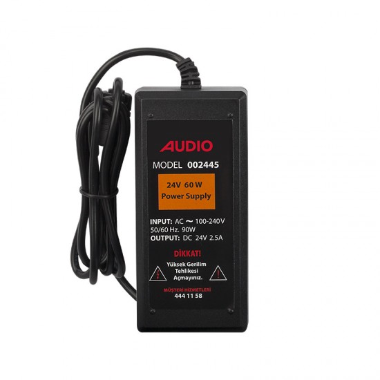 Audio 002445 60W 24V Switch Mode Güç Kaynağı